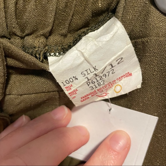 Vintage raw silk skirt - Picture 3 of 3